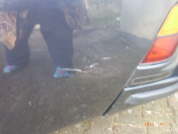 Unser Porsche 040 hat einen kleinen Heckschaden links